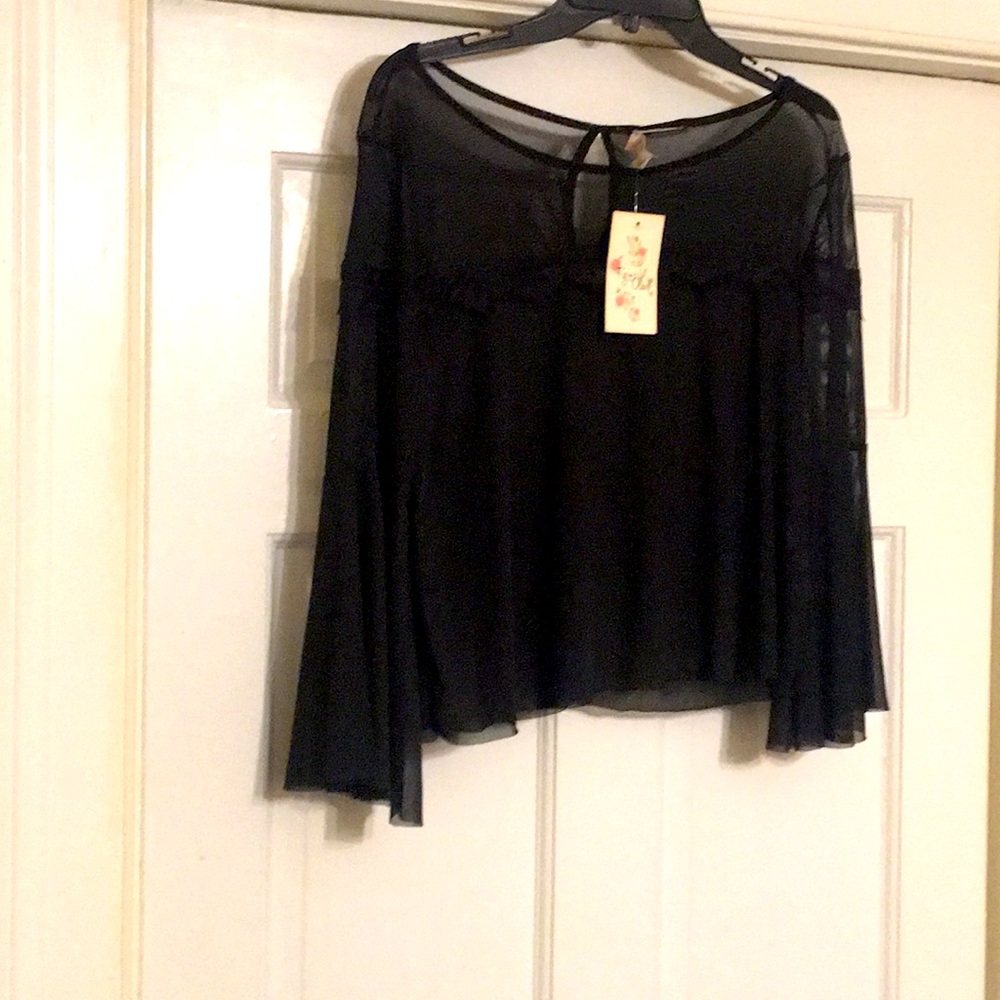 Sheer top!! New with tags!!